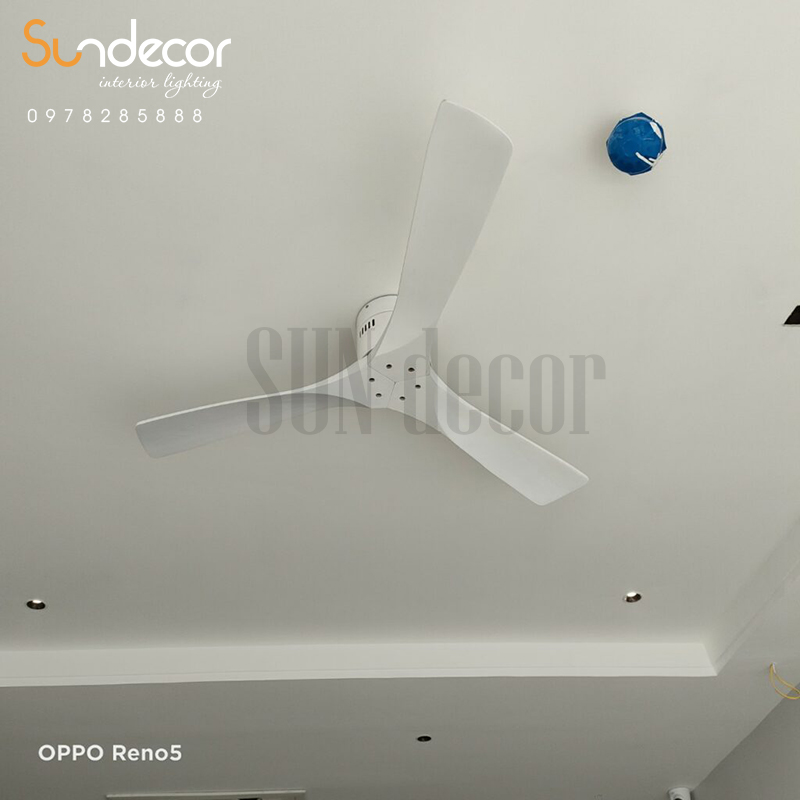 Quạt Trần Đèn Mr Vũ Cao Cấp SOLID 52 WH