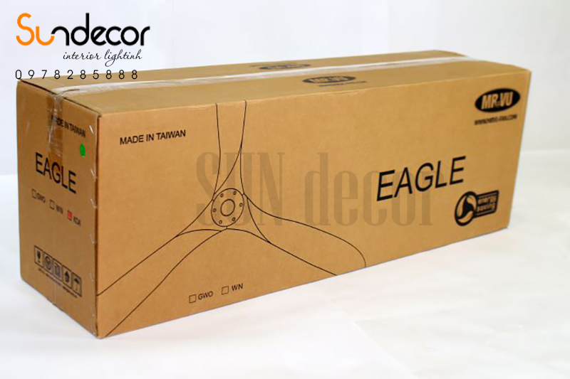 Quạt Trần Đèn Mr Vũ Cao Cấp  EAGLE 60 KOA