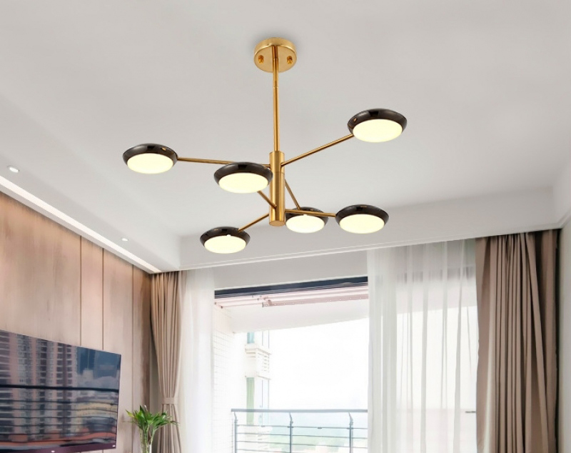 Đèn thả trần phòng khách hiện đại cho không gian sống thêm đẹp