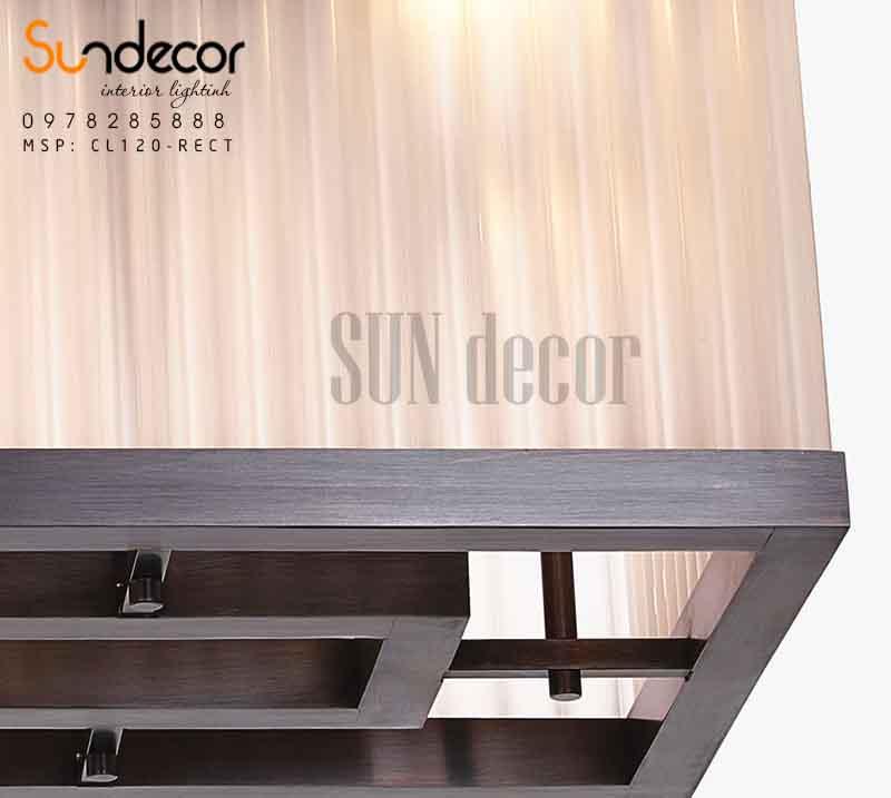 Đèn Chùm Pha Lê Cao Cấp Phòng Khách - CL120 - RECT