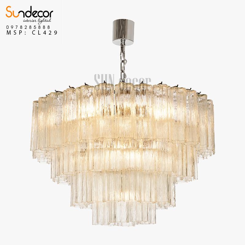 Đèn Chùm Pha Lê Cao Cấp Phòng Khách - CL429
