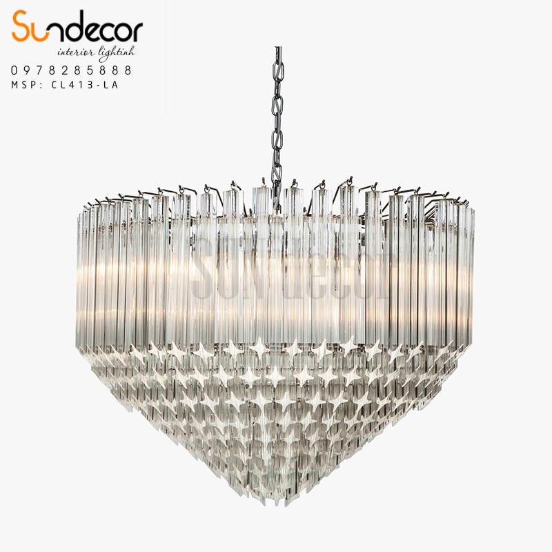 Đèn Chùm Pha Lê Cao Cấp Phòng Khách - CL413 - LA
