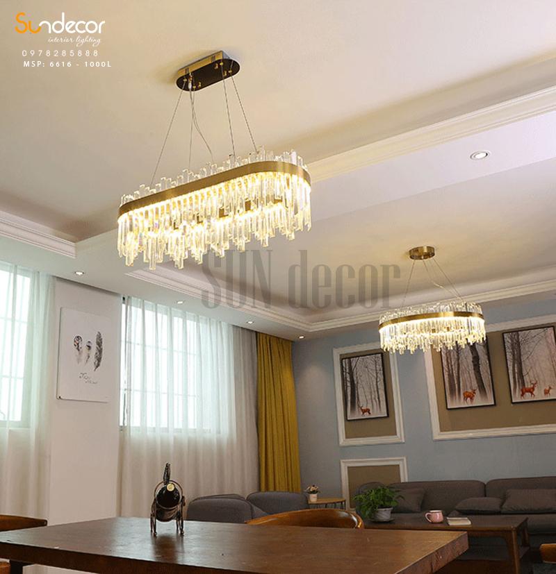 Đèn Chùm Pha Lê Cao Cấp Phòng Khách - 6616 - 1000L