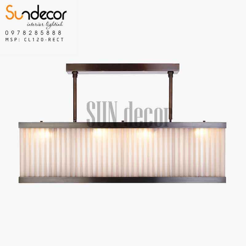 Đèn Chùm Pha Lê Cao Cấp Phòng Khách - CL120 - RECT