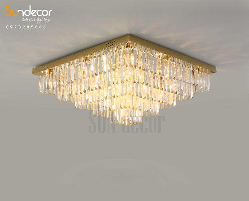 Đèn Chùm Pha Lê Cao Cấp Phòng Khách - P120PL-800