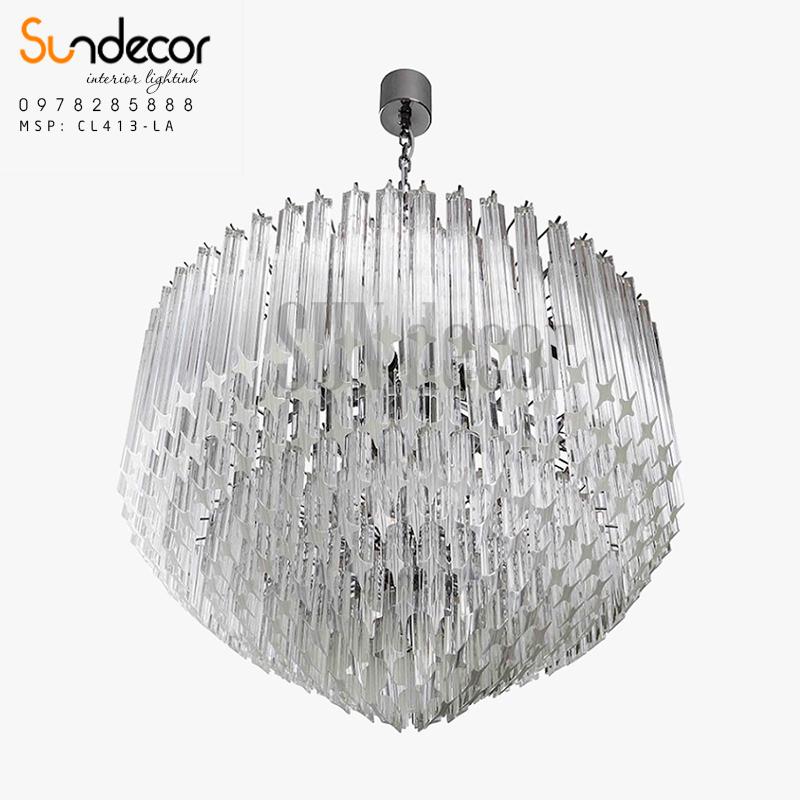 Đèn Chùm Pha Lê Cao Cấp Phòng Khách - CL413 - LA