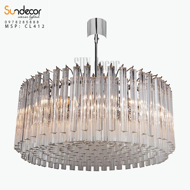Đèn Chùm Pha Lê Cao Cấp Phòng Khách - CL412