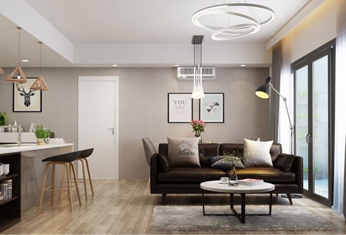 Mẹo chọn đèn thả cho phòng khách nhỏ