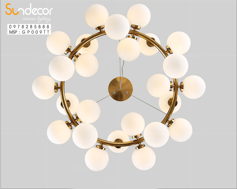 Đèn Chùm Hiện Đại - Moon light 25 bóng GP009TT