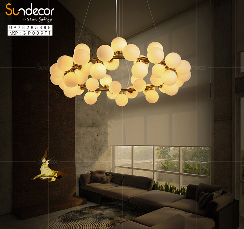 Đèn Chùm Hiện Đại - Moon light 25 bóng GP009TT