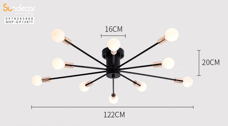 Đèn chùm hiện đại GP138TT