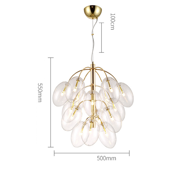 Đèn chùm décor chùm nho GP131TT