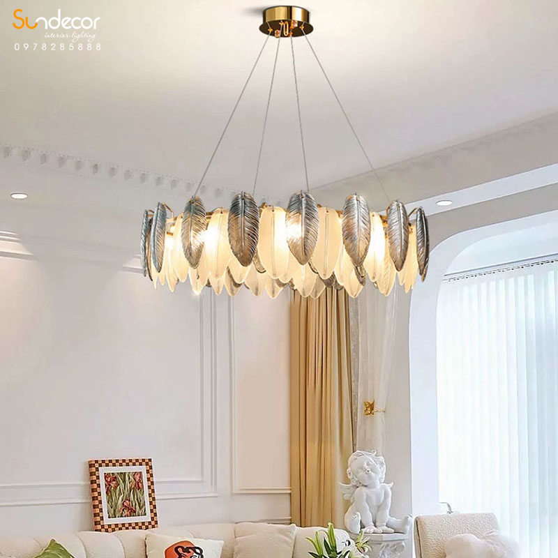 Đèn Chùm Pha Lê Phòng Khách Hiện Đại - SP006075