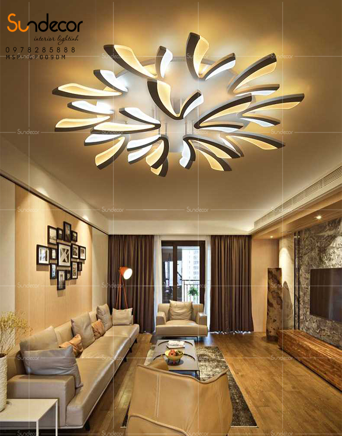 Đèn Mâm Ốp Trần Hiện Đại Led Trang Trí GP009DM
