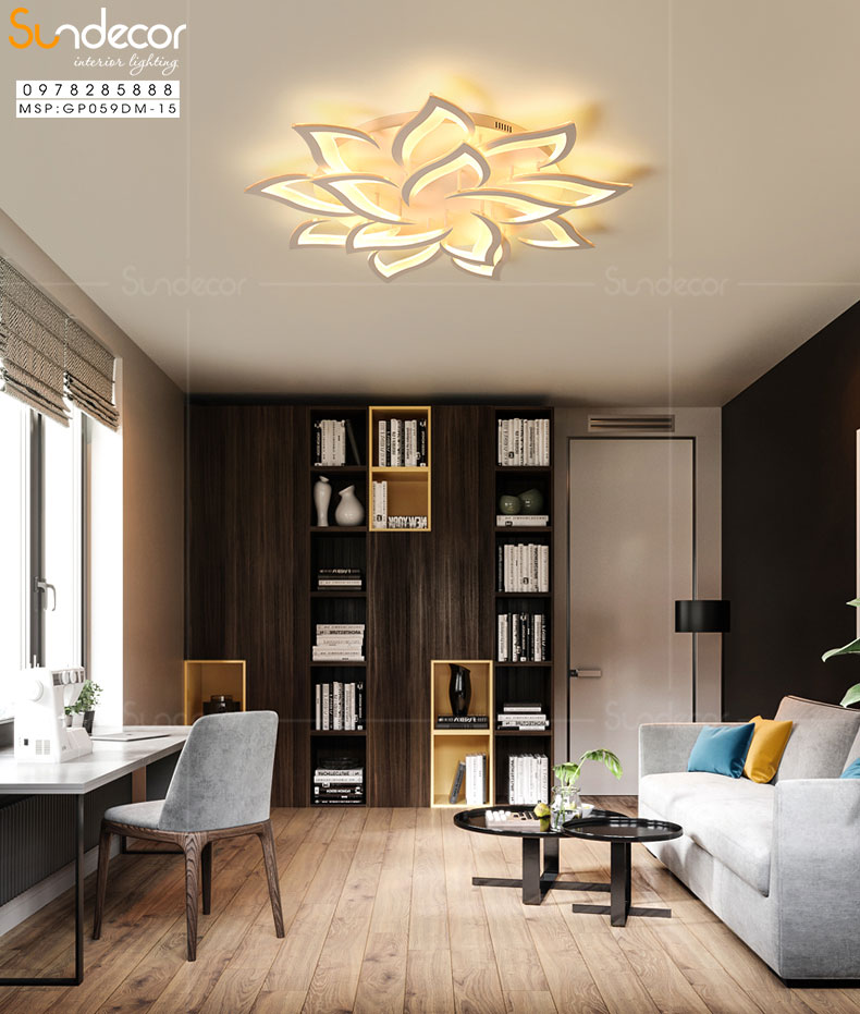 Đèn Mâm Ốp Trần Hiện Đại Led Trang Trí GP059DM-15