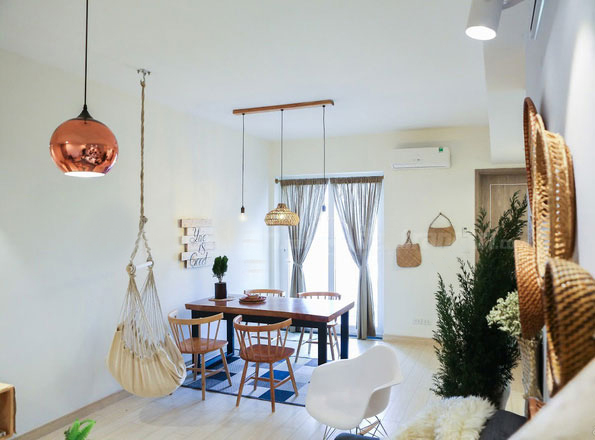 6 bí quyết lắp đèn trang trí phòng ăn ấm cúng nhất