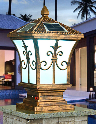 Top 4 mẫu đèn trang trí trụ cổng đẹp