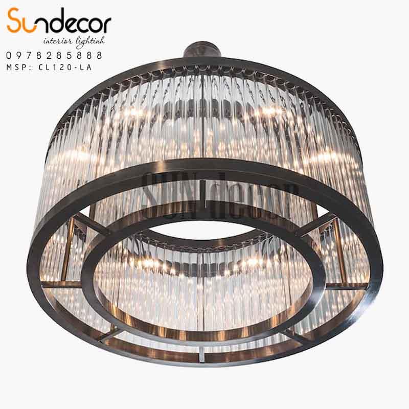 Đèn Chùm Pha Lê Cao Cấp Phòng Khách - CL120 - LA