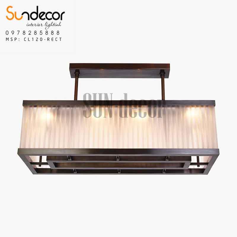 Đèn Chùm Pha Lê Cao Cấp Phòng Khách - CL120 - RECT