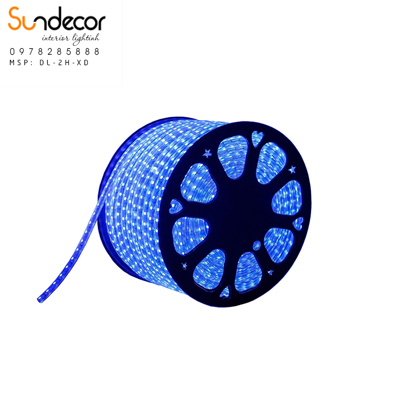 Đàn Dây Led Hai Hàng Xanh Dương DL-2H-XD