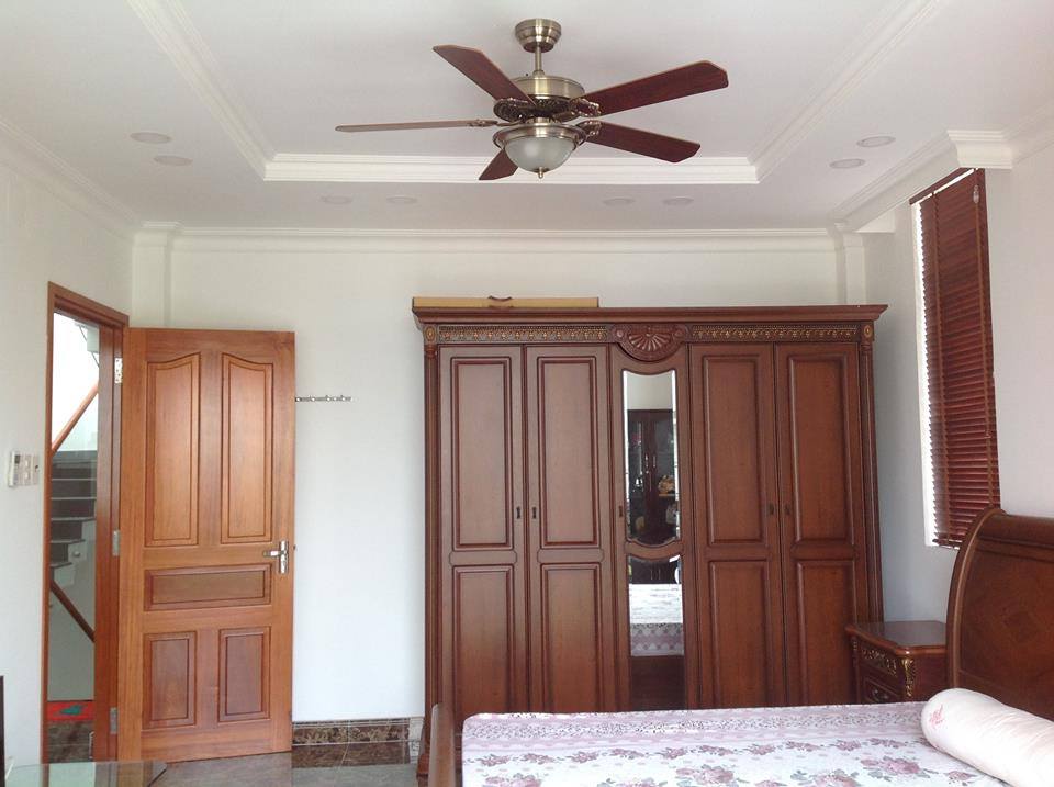 Chi tiết 6 bước lắp quạt trần đèn trên trần thạch cao