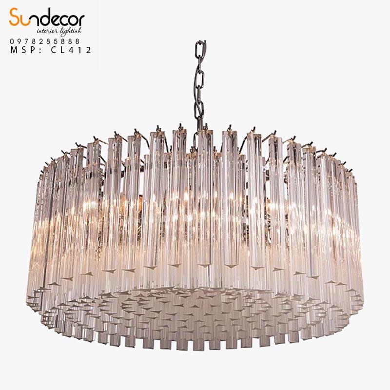 Đèn Chùm Pha Lê Cao Cấp Phòng Khách - CL412