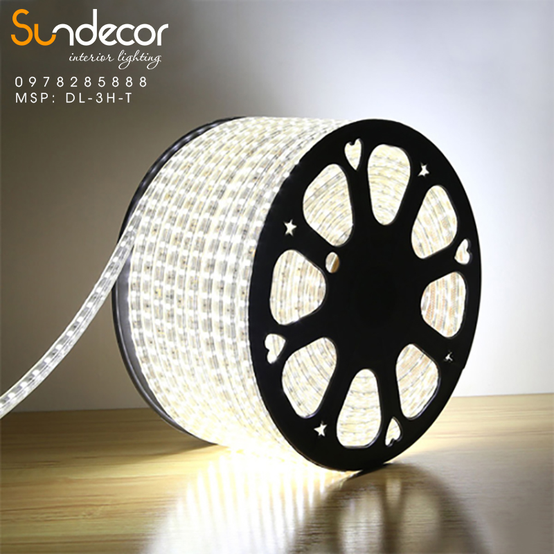 Đèn Dây Led Ba Hàng Màu Trắng DL-3H-T
