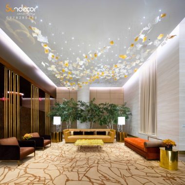 Đèn chùm thả thông tầng hiện đại – SP006845