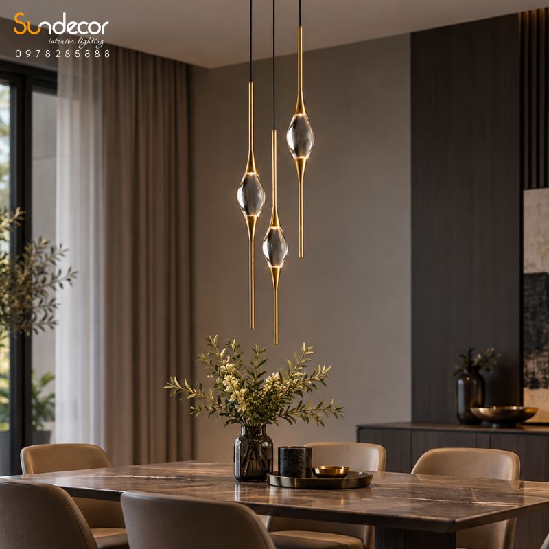 Đèn thả decor bàn ăn kiểu dáng hiện đại - SP099103